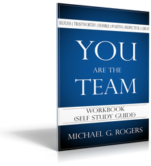 Front cover of You Are the Team workbook.