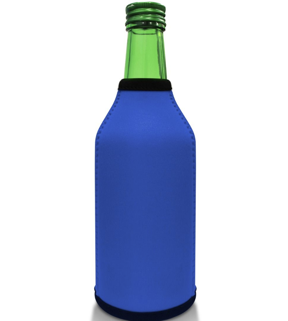 Royal Blue Bottle Koozie Neoprene Texas Rhinestone