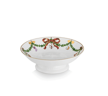 Royal Copenhagen Star Fluted Christmas Footed Compote 7 in 1016967