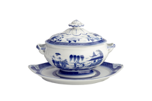 Mottahedeh Blue Canton Oval Soup tureen and Stand HC89