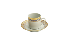 Mottahedeh Chinoise Blue Demitasse Cup and Saucer S1526