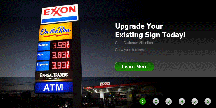 LED Gas Station signs