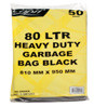 GARB/BAG H/D 75-80 LT BLACK