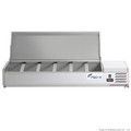 FED-X Salad Bench with Stainless Steel Lid - XVRX1500/380S (EFD XVRX1500/380S)