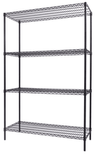 Black Epoxy Wire Rack L1800xD450xH1800 (4 Shelves) (BES4T18045)
Aussie Pizza Supplies