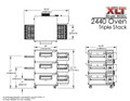 XLT 2440-3 Triple Stack Conveyor Pizza Oven
Aussie Pizza Supplies