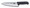 Victorinox Cooks Carving Knife 20cm Extra Wide Blade Fibrox - Black  5.2063.20