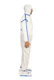 TrueCare Coveralls, w/Hood & Boots, PE/PP Laminated, Sterile  TCBACV54ST-3XL