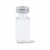 Sterile Empty Vials w/ Silver Caps, Clear Glass, 20 mm, 25/bx - 20 mL, single vial shown