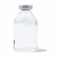 Sterile Empty Vials w/ Silver Caps, Clear Glass, 20 mm, 25/bx - 30 mL, single vial shown