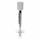 Prep-Lock™ Tamper Evident Cap for IV Syringes, Sterile, White, 10/tray - 100 trays/cs, white cap shown on syringe