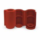 Prep-Lock™ Tamper Evident Additive Port Cap for Baxter IV Bags, Non-Sterile, Red, 100/bg - 3 bgs/bx