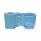 Prep-Lock™ Tamper Evident Additive Port Cap for B. Braun Excel® IV Bags, Non-Sterile, Light Blue, 50/bg - 6 bgs/bx
