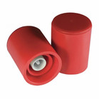 Prep-Lock™ Tamper Evident Cap for Baxter Oral Dispensers, Non-Sterile, Red, 100/bg - 10 bgs/cs