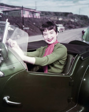 SHIRLEY MACLAINE RARE PORTRAIT IN VINTAGE CONVERTIBLE SPORTS CAR PRINTS AND POSTERS 288604