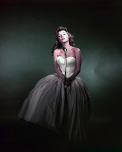 JULIE LONDON DRAMATIC POSE BY MICROPHONE RARE PRINTS AND POSTERS 288572