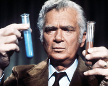 BUDDY EBSEN BARNABY JONES WITH CHEMICAL TUBES RARE IMAGE PRINTS AND POSTERS 288343