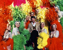 ROBERT URICH VEGA$ VEGAS TV SHOW POSING WITH SHOWGIRLS PRINTS AND POSTERS 288318