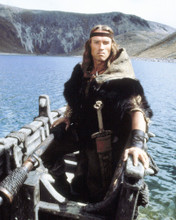 ARNOLD SCHWARZENEGGER CONAN THE DESTROYER IN BOAT ON LAKE PRINTS AND POSTERS 288240