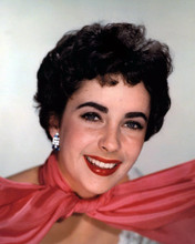 ELIZABETH TAYLOR STUNNING SMILING GLAMOUR POSE VERY RARE RED SCARF PRINTS AND POSTERS 287685