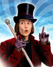 JOHNNY DEPP CHARLIE AND THE CHOCOLATE FACTORY HAT CANE ART PORTRAIT PRINTS AND POSTERS 287611