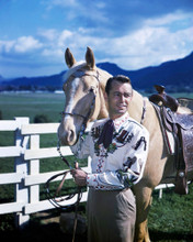 ALAN LADD STRIKING POSE WITH HORSE FROM ORIGINAL TRANSPARENCY PRINTS AND POSTERS 287498