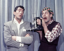 JERRY LEWIS DEAN MARTIN RARE IMAGE HOLDING MOVIE CAMERA 1950'S PRINTS AND POSTERS 287250
