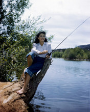 GAIL RUSSELL BAREFOOT BY STREAM FISHING RARE PRINTS AND POSTERS 286360