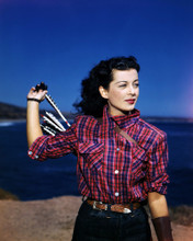 GAIL RUSSELL STUNNING PORTRAIT WITH ARROWS CHECK SHIRT PRINTS AND POSTERS 286345