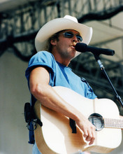 ALAN JACKSON SUNGLASSES WHITE STETSON GUITAR IN CONCERT PRINTS AND POSTERS 285677