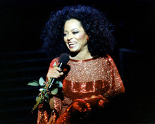 DIANA ROSS IN CONCERT HOLDING ROSE PRINTS AND POSTERS 285375