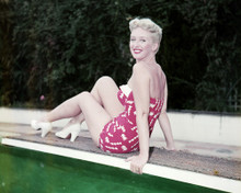 CELESTE HOLM LYING ON DIVING BOARD SWIMSUIT RARE POSE PRINTS AND POSTERS 284873