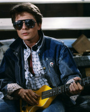 MICHAEL J. FOX BACK TO THE FUTURE SUNGLASSES & GUITAR DENIM COOL PRINTS AND POSTERS 284812