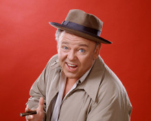 CARROLL O'CONNOR ALL IN THE FAMILY CLASSIC IN RAINCOAT HAT & CIGAR PRINTS AND POSTERS 283923