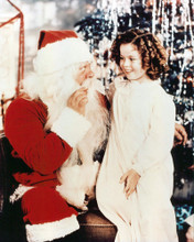SHIRLEY TEMPLE SITTING ON SANTA CLAUS PRINTS AND POSTERS 283209