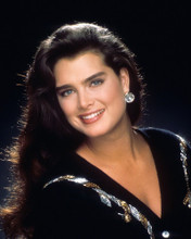 BROOKE SHIELDS STUNNING SMILING BLACK BACK PRINTS AND POSTERS 283118