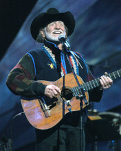 WILLIE NELSON STETSON HOLDING GUITAR PRINTS AND POSTERS 283084