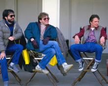 BACK TO THE FUTURE MICHAEL J. FOX ON SET PRINTS AND POSTERS 283037