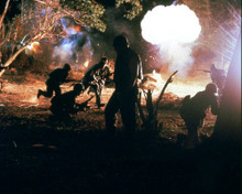 PLATOON FIREFIGHT AT NIGHT BATTLE SCENE PRINTS AND POSTERS 282714