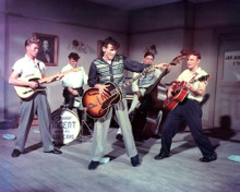 GENE VINCENT WITH GUITAR AND BAND PRINTS AND POSTERS 281657