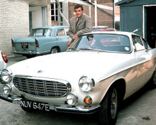 ROGER MOORE THE SAINT WITH VOLVO 1800 PRINTS AND POSTERS 280404