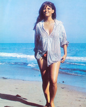 CLAUDIA CARDINALE WALKING ON BEACH POSE PRINTS AND POSTERS 277176