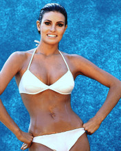 RAQUEL WELCH WET HAIR SEXY WHITE BIKINI PRINTS AND POSTERS 276077