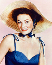 GENE TIERNEY BLUE TOP & STRAW HAT PRINTS AND POSTERS 267163