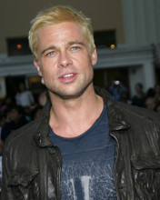 BRAD PITT LEATHER JACKET BLOND HAIR PRINTS AND POSTERS 265314
