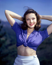GENE TIERNEY STUNNING BLUE TOP 40'S PRINTS AND POSTERS 264148
