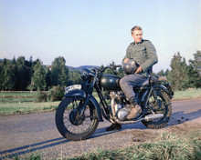 STEVE MCQUEEN ON MOTORBIKE THE GREAT ESCAPE RARE PRINTS AND POSTERS 259095