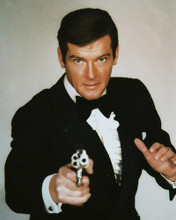 ROGER MOORE TUXEDO AND GUN AS BOND PRINTS AND POSTERS 251243