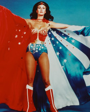 WONDER WOMAN LYNDA CARTER CAPE SPREAD OPEN PRINTS AND POSTERS 242891