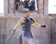 RUSSELL CROWE GLADIATOR SWORD IN ARENA PRINTS AND POSTERS 242070